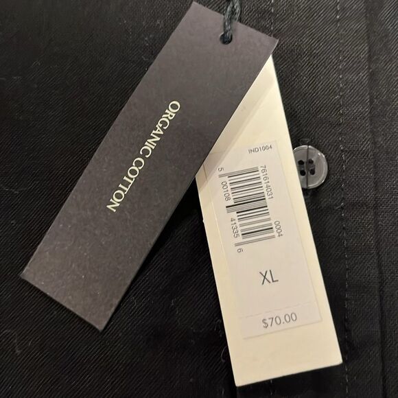 NWT Banana Republic Men’s Black Oxford Shirt Size XL. - Picture 4 of 6